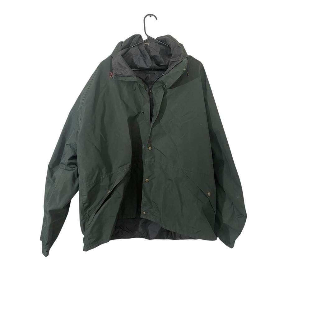 VTG USA Cabelas Goretex Anorak Rain Jacket Windbreaker Mens 2X All Weather 90s